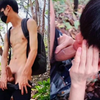 老师带学生钻小树林